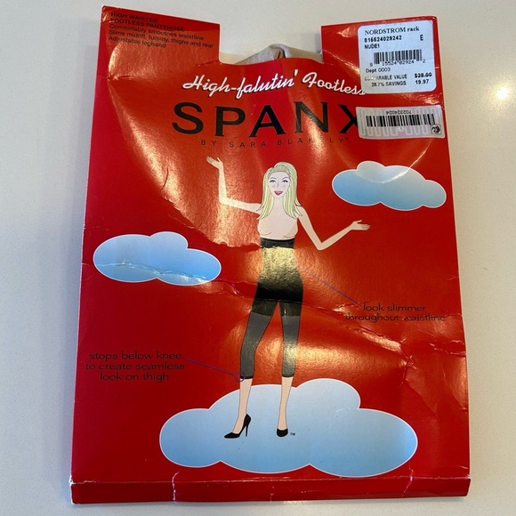 SPANX High-Falutin’ Footless, Shade Nude1, Size E - Picture 1 of 3